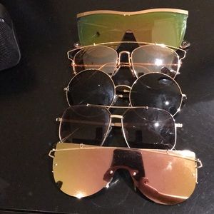 Lot of 5 fairly used sunglasses